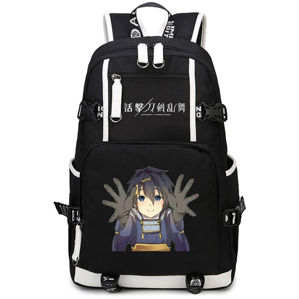 

Unisex Anime Cos KATSUGEKI/TOUKEN RANBU Travel Rucksack Casual Schoolbag Student Backpacks