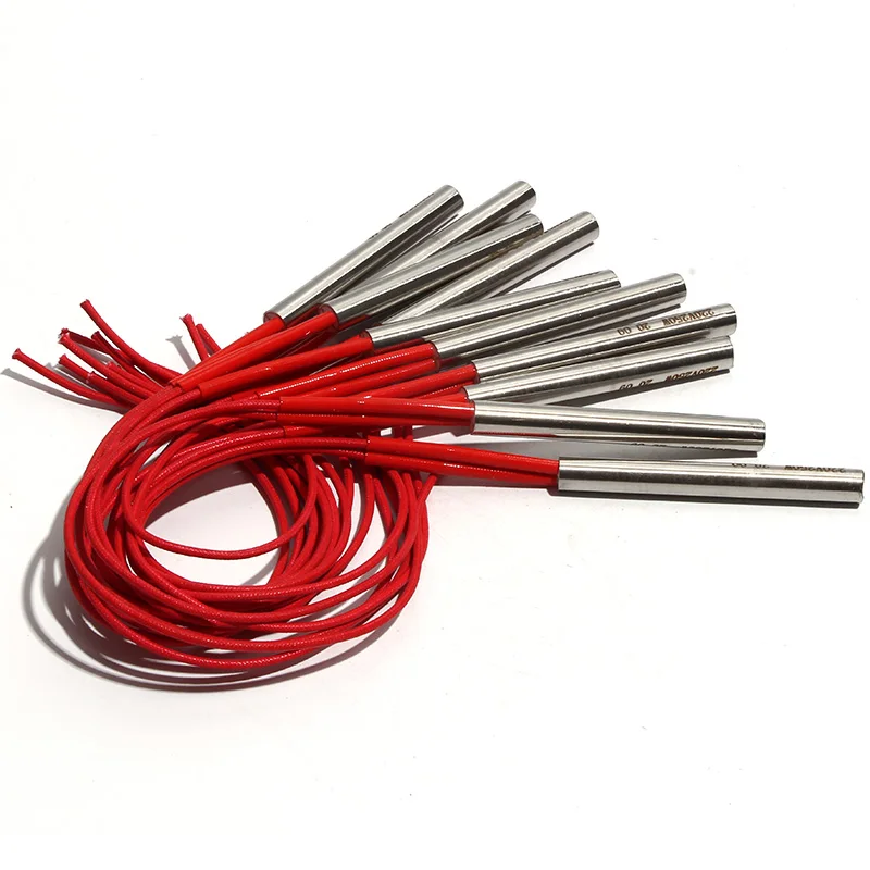 

Нагревательный элемент картриджа 9 мм x 9 8/100/105/110/115 мм 110 В/220 В/380 В 220 Вт/230 Вт/240 Вт/250 Вт для формования 10 шт.