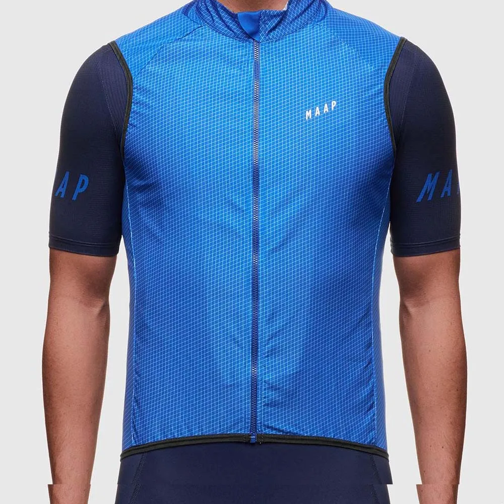 Профессиональная команда легкий велосипедный жилет ветрозащитный