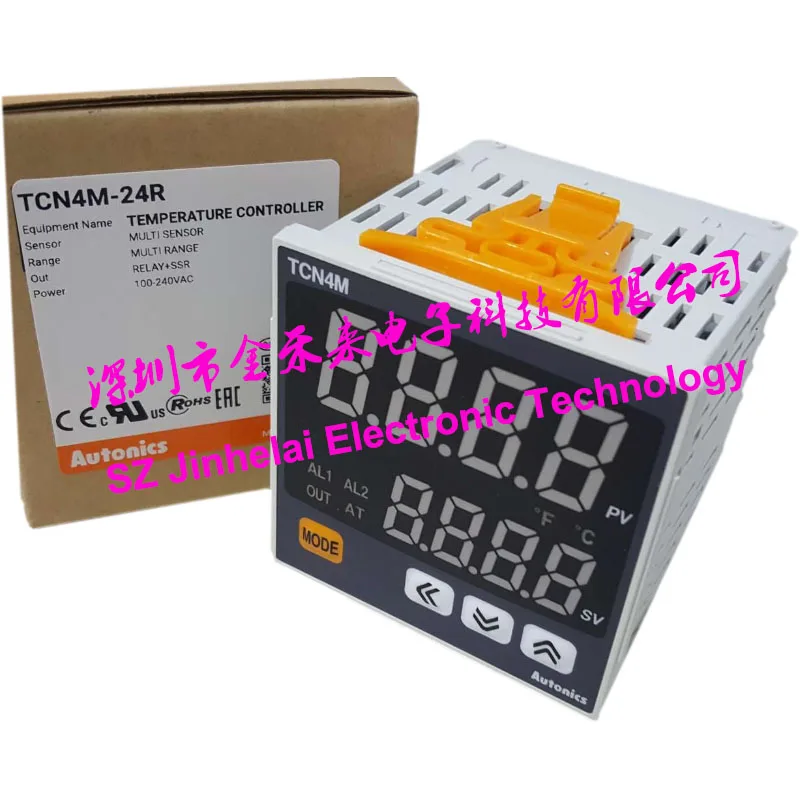 Interruptor de Temperatura Novo e Original 100-240vac do Controlador de Temperatura de Tcn4m-24r Autônicos