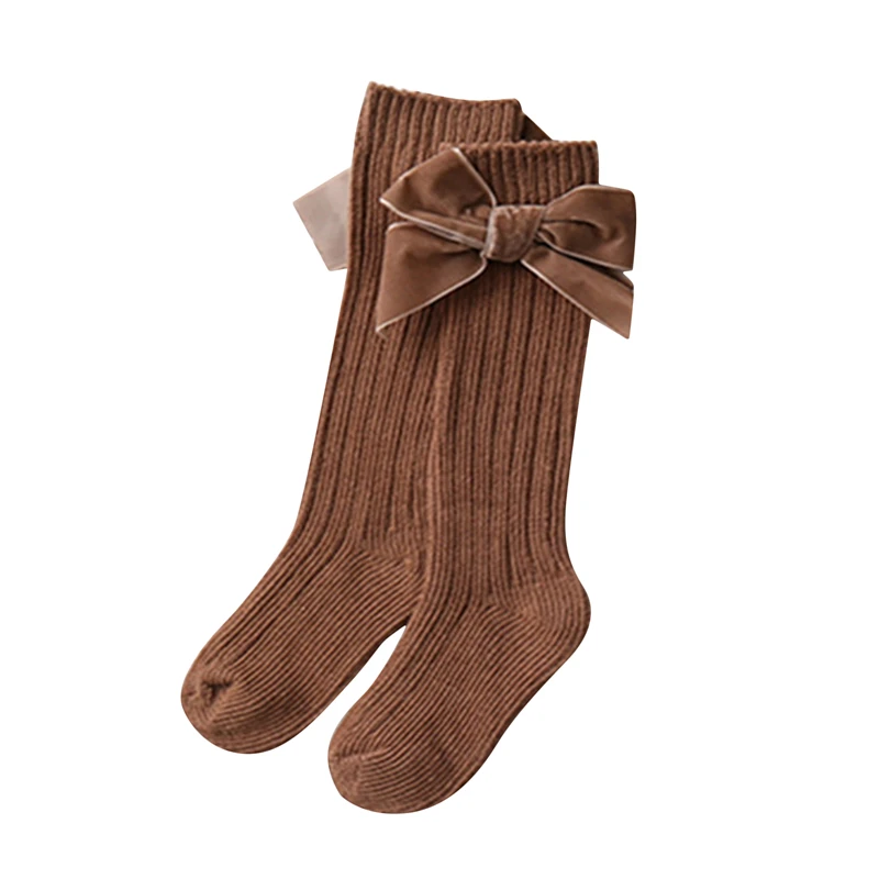 

Kids Socks Toddlers Girls Big Bow Knee High Long Soft Quality Lace Baby Kniekousen Meisje For Baby