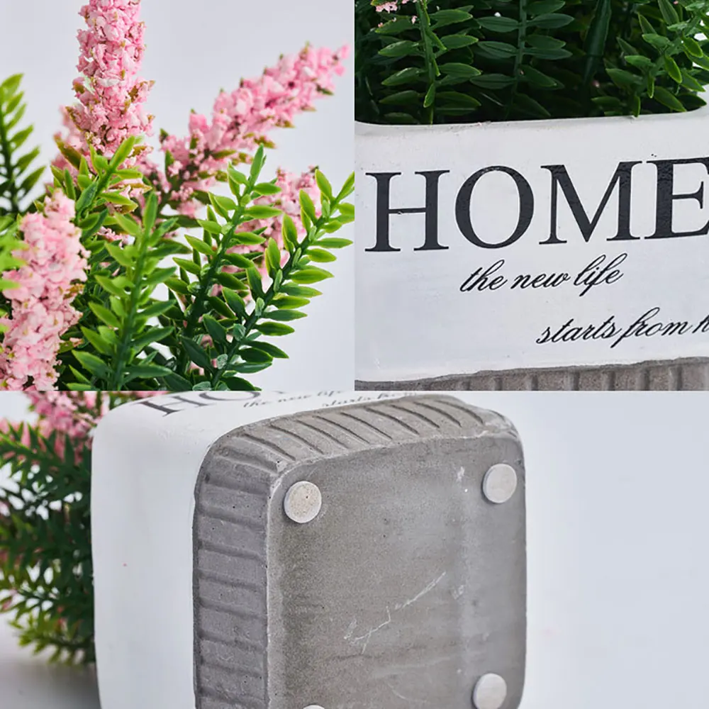 Моделирование из пластика в форме искусственных цветов мини-бонсай