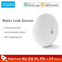 100 original aqara water leakage sensor aqara water leak detector sensor ip67 for home remote alarm security soaking sensor