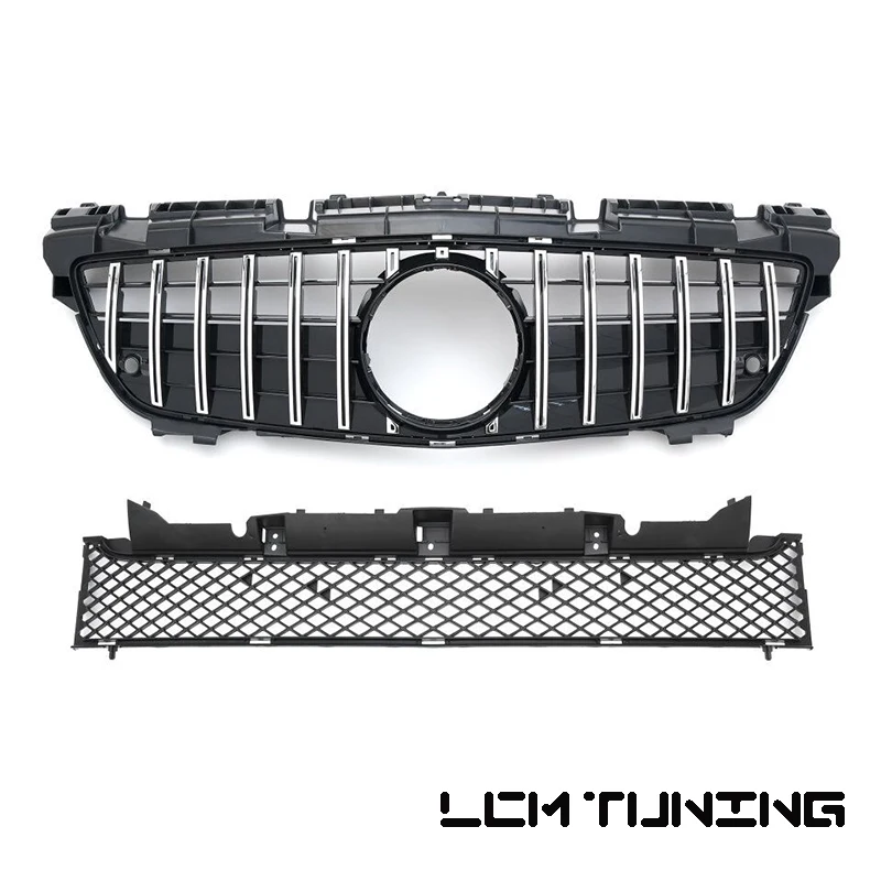 GT Style передний бампер гоночная решетка Верхняя и нижняя 2 шт. для Mercedes-Benz SLK-class SLK 250