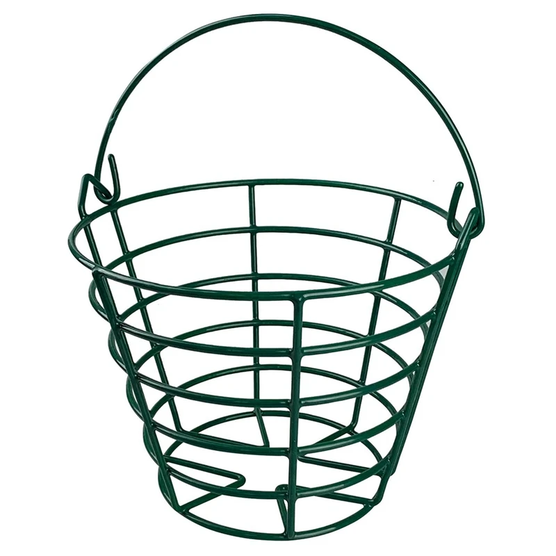 

Stainless Metal Golf Basket Golf Range Basket Golf Ball Container Ball Containers Holder Holds 50 Balls