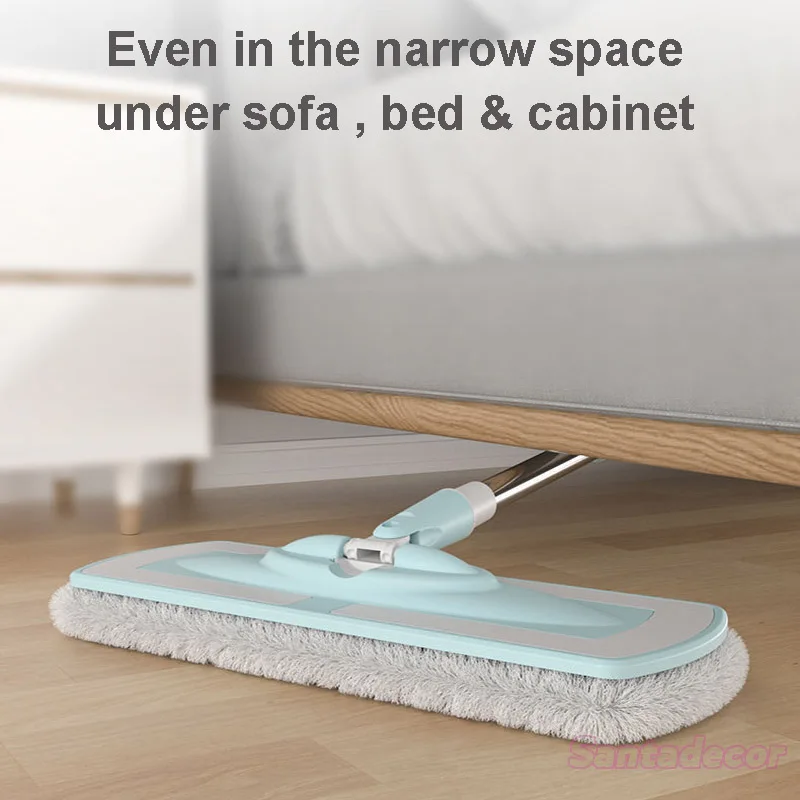 Прозрачная швабра с двойным приводом вращение на 360 ° отделение сточных вод и