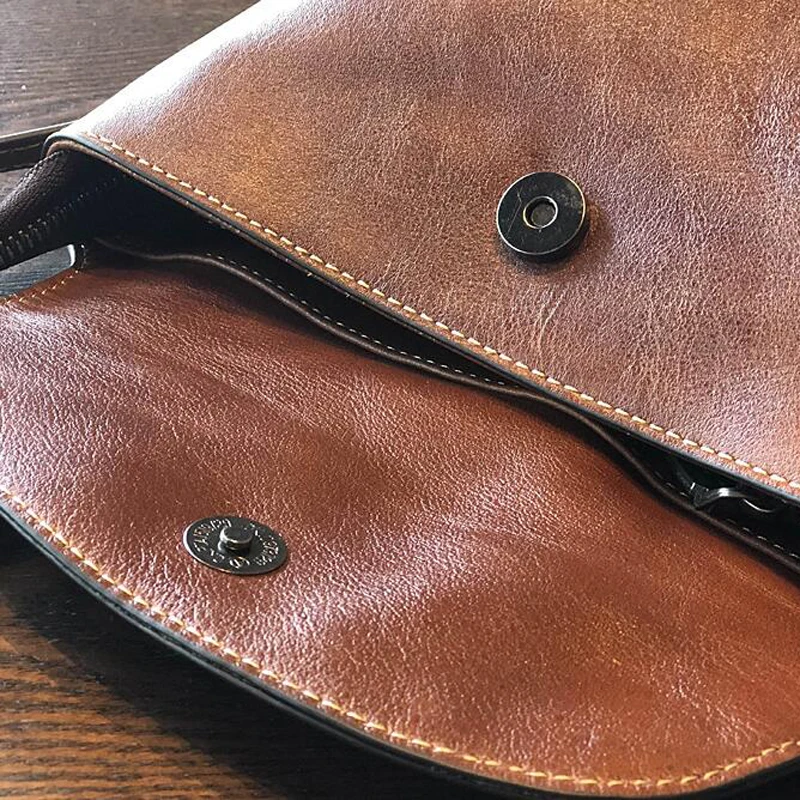 

Casual Small Bag For Women Genuine Leather Messenger Bags Shoulder Bags Crossbody Black Clutch Purse Simple Handbag
