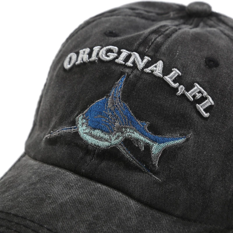 RoxCober Wholesale Washed Cotton Baseball Caps Men Retro Cap Embroidery Casquette Dad Hat For Women Gorras Planas Snapback Hats