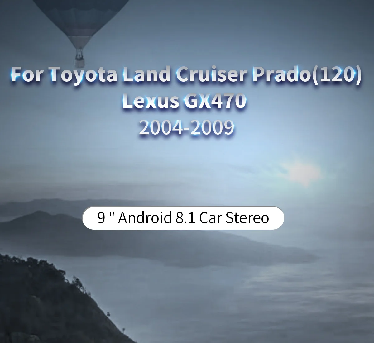 " ips Android 8,1 Автомагнитола стерео головное устройство для Toyota Land Cruiser Prado(120) Lexus GX470 2004-2009 без cd-плеера Buit-in DSP