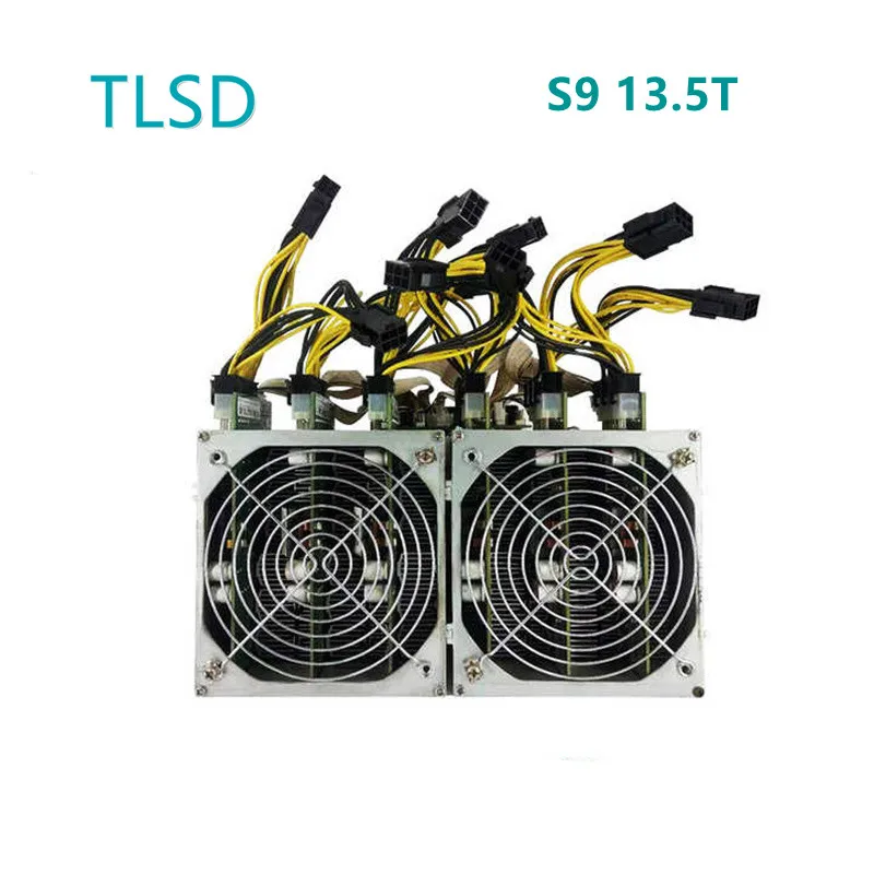 TLSD Used Antminer S9 13.5T Bitcoin Mining Machine with Power Supply