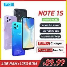 Smartphone, NOTE 1S, RAM 4 go, ROM 128 go, 6.6 ", 13mp, téléphone intelligent, terminal Mobile, Helio P60, OCTA Core, recharge rapide, batterie 4500mAh  (4)