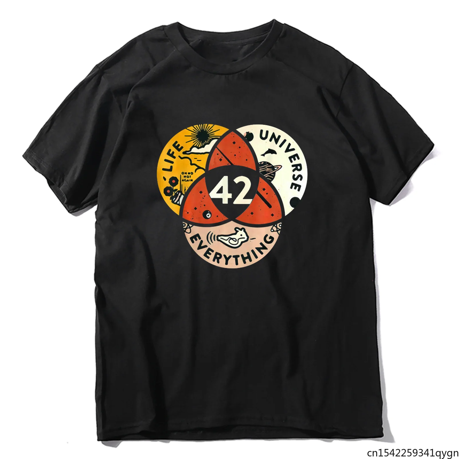 

That Answer T Shirt To Life The Universe And Everything Douglas adam the answer is mg 42 Men's black t-shirt