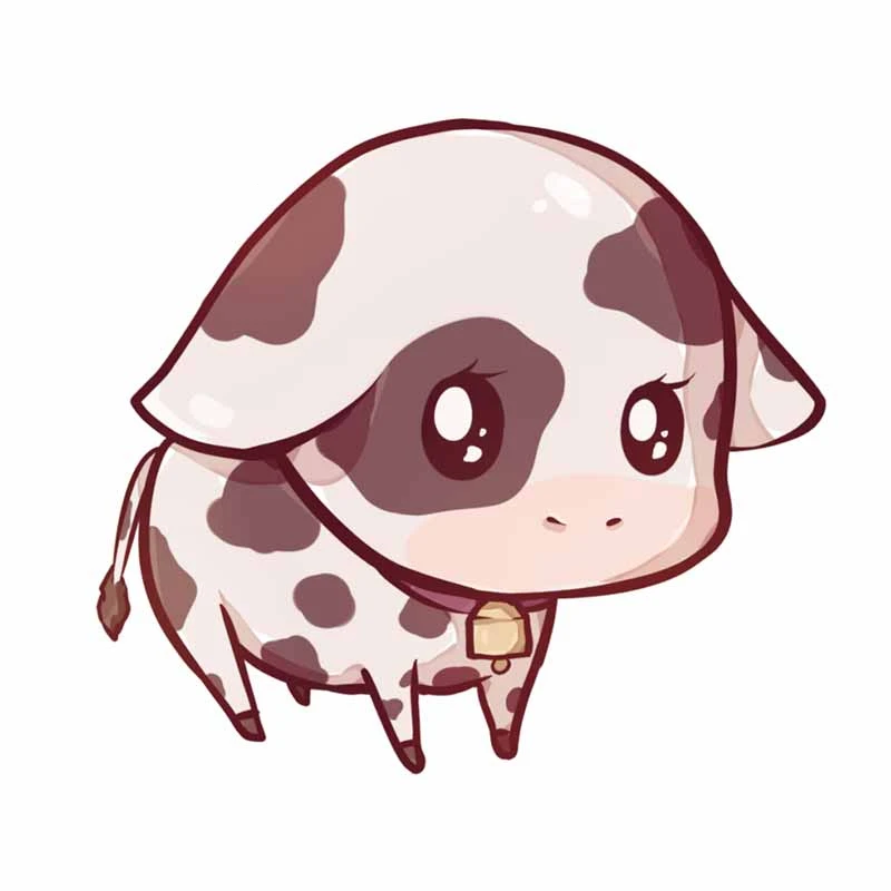 SZWL Kawaii Cow рисунок DIY Смешные автомобильные наклейки для автомобилей мотоциклов