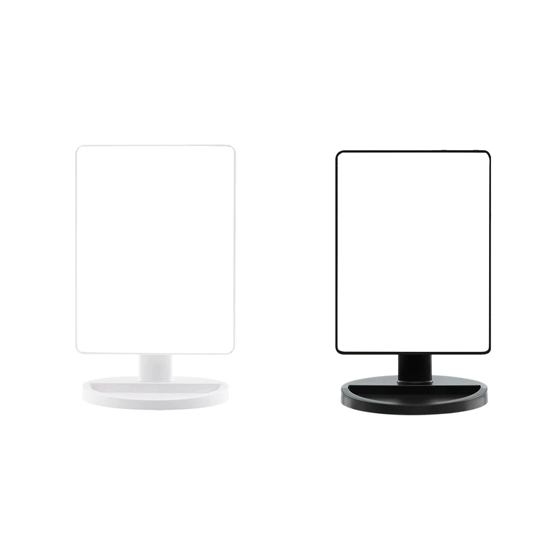 

Зеркало для макияжа с 22 светодиодный ными лампами и 10-кратным увеличением, портативное настольное косметическое зеркало