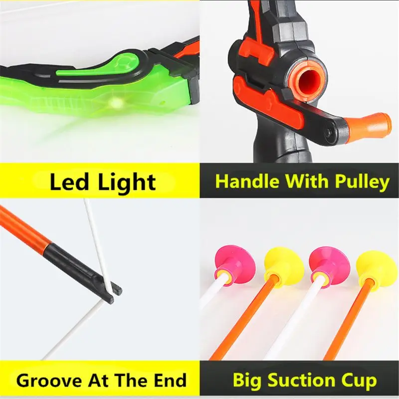 Набор игрушек для мальчиков и девочек с 3 стрелами на присоске|Спортивные игры| |