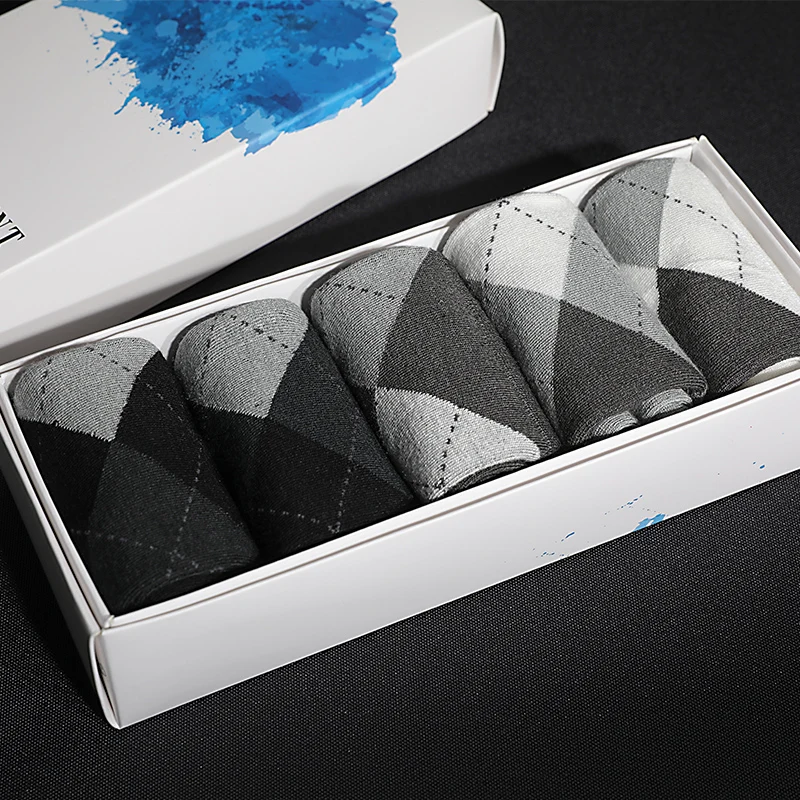 Новинка 2019 одноцветные мужские носки из бамбукового волокна черные против