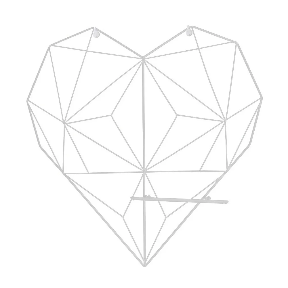 Настенные Подвесные Зажимы в форме сердца для домашнего кафе вешалка хранения