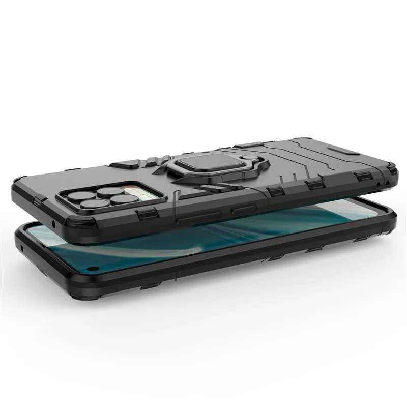 for realme 8 pro case cover realme 7 5g x7 6 q2 pro v5 ring holder bumper protective phone cases for oppo realme 8 pro funda free global shipping