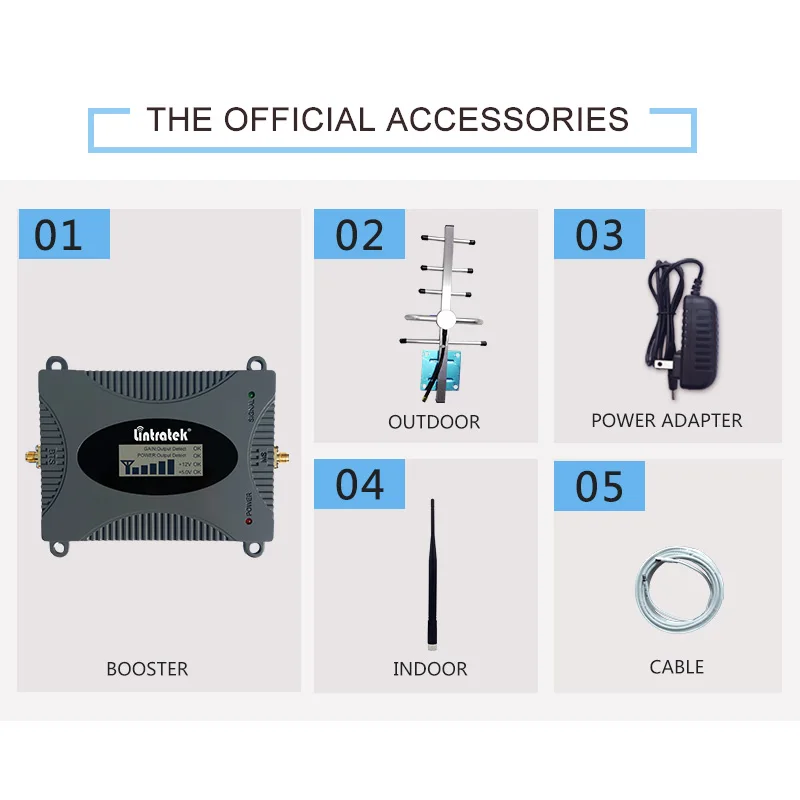 Band 5 Mobile Phone Signal Booster CDMA 850Mhz 2G 3G UMTS Amplifier Network Repeater 850 Full Kit  with LCD Display