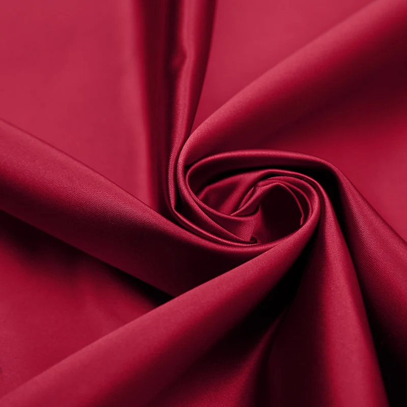 Sewing DIY Handwork Needlework and Upcycling Satin Imitation Silk Fabric: Solid Plain Material image 3