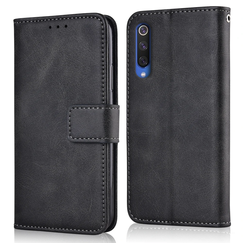 Кожаный чехол-бумажник с откидной крышкой для Xiaomi mi 9 Lite, чехол для mi 9 lite, задняя крышка для Xiaomi mi 9 Lite