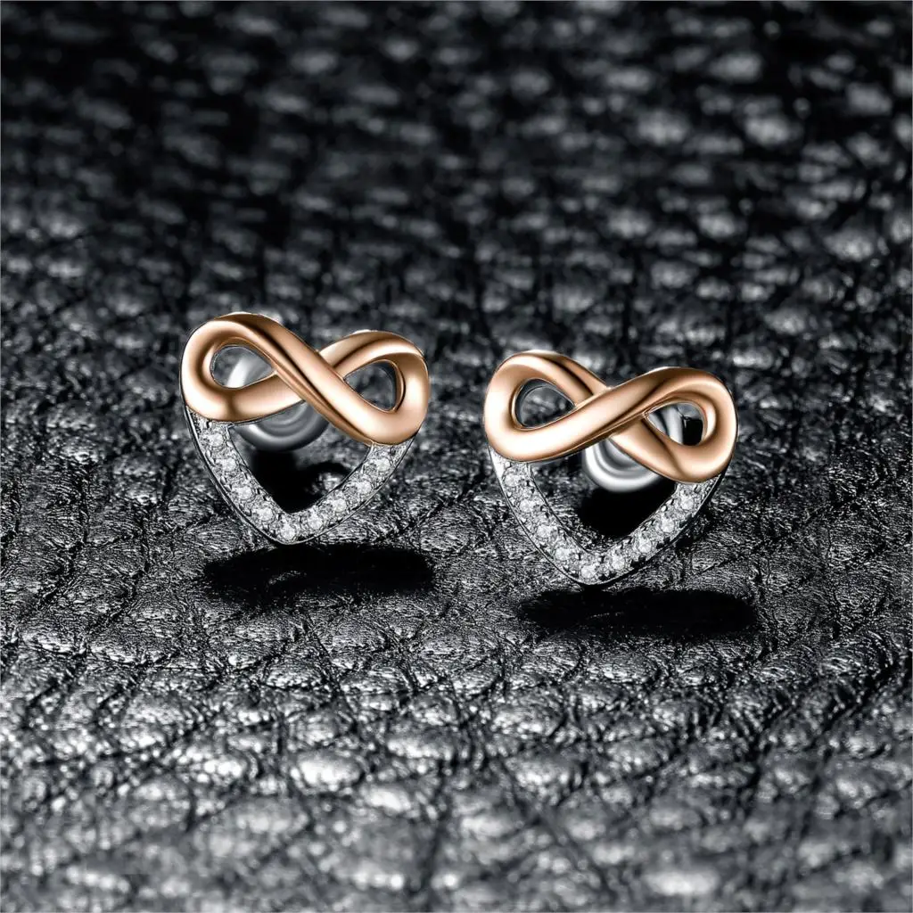 Женские серьги гвоздики JewelryPalace Infinity из стерлингового серебра 925 пробы с