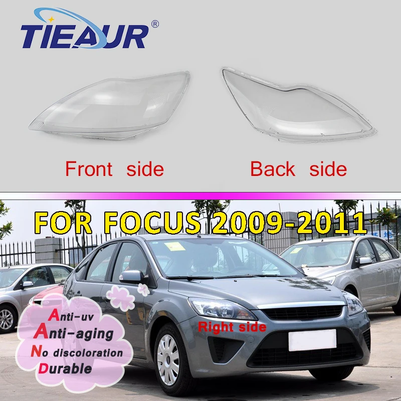 

Для Focus 4 двери автомобильный светильник Прозрачная крышка объектива 2009-2018 Замена прозрачного корпуса налобного фонаря