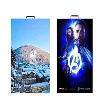 5001000mm Outdoor LED Display-Screen panel waterproof IP65 hub75 P391P481 128256 SMD RGB 3IN1 High-Brightness 65410dots