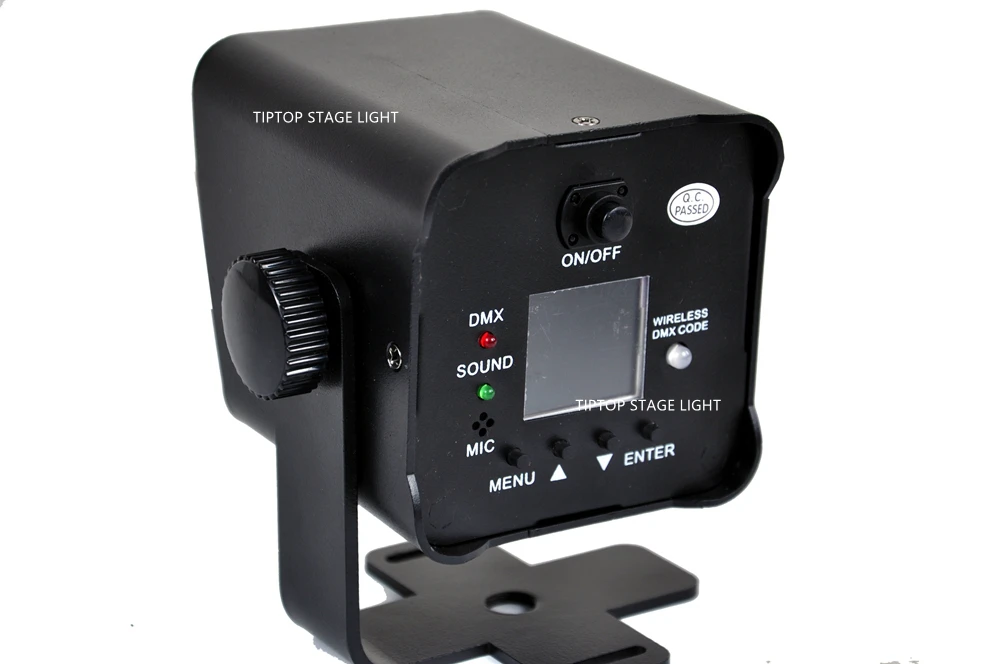 Gigertop 1x15 Вт RGBWA UV 6в1 цветной точечный аккумулятор Par Light Мини размер подвесной кронштейн ферменный потолочный светильник беспроводной DMX сценический светодиодный