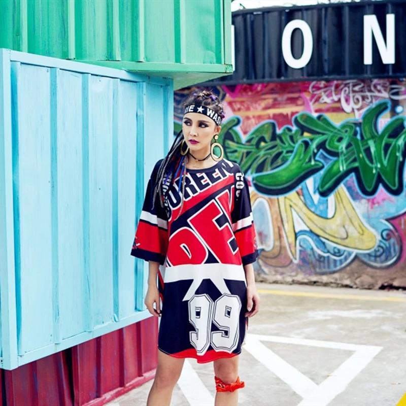 Новая футболка женская одежда 2019 с круглым вырезом Топы в стиле хип-хоп женские