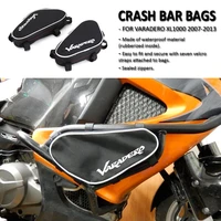 new motorcycle frame crash bars waterproof bag bumper repair tool placement bag for honda varadero xl1000 xl 1000 2007 2013
