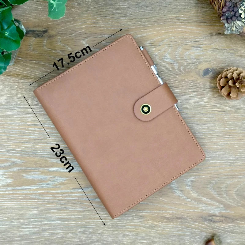 2020 планировщик А6 кошелек padfolio notebook золотая молния ежедневник прозрачная ручка