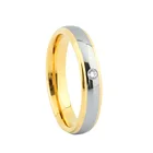 Вольфрамовые ювелирные кольца для женщин 14k позолоченные love alliance, обручальные кольца для laides