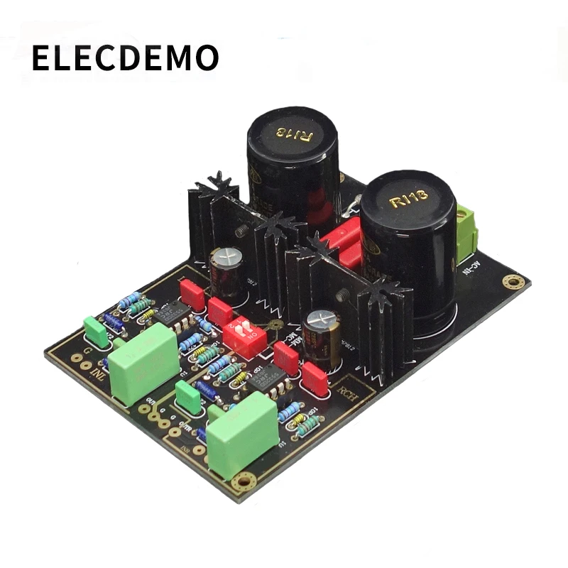 Усилитель для телефонных звонков AC Dual 12 В ~ 20 в NE5532 49720NA DUAL Line Sing Black Vinyl Player MM MC Phono