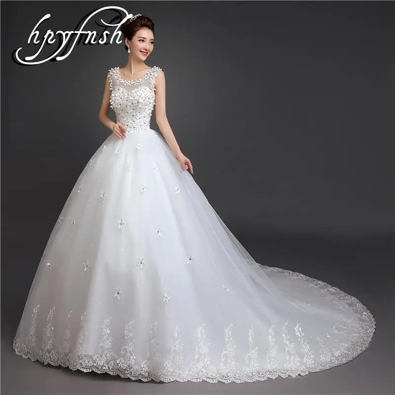 Реальное фото дешевое свадебное платье с двойными плечами на шнуровке 2020