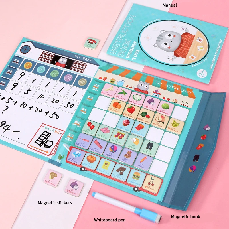 Список покупок для детей игра Монтессори Когнитивная классификация обучающая