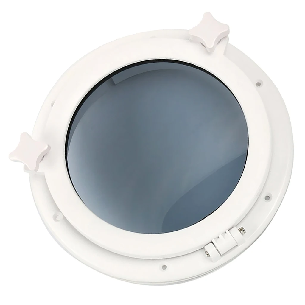 Seaflo 26cm Hole Boat Marine Round Functional Porthole  Port Window ABS Anti-ageing UV Resistant
