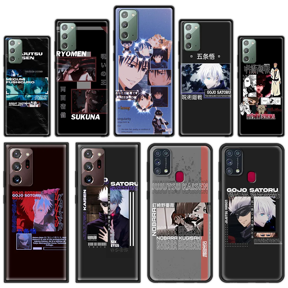 

ujutsu Kaisen Soft Cover for Samsung Galaxy M31 M31S M51 M11 M21 M30S F41 M31 Prime Luxury Phone Accessories Case Shell