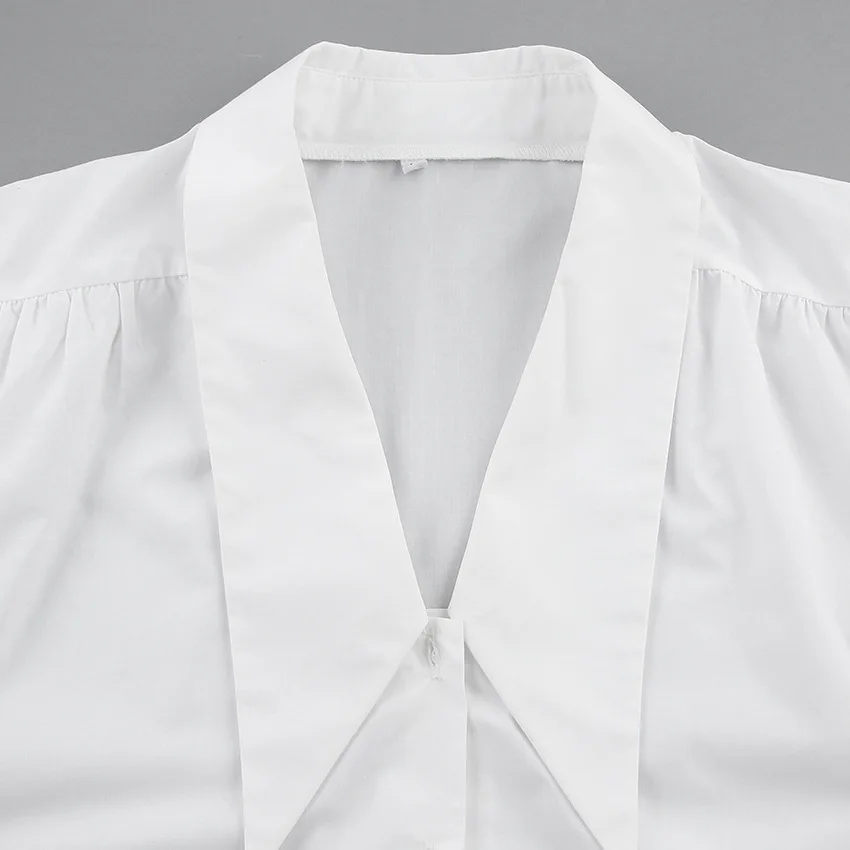 

Women Shirts and Blouses 2021 Feminine Blouse Top Long Sleeve Casual White Turn-down Collar OL Style Women Loose Blouses