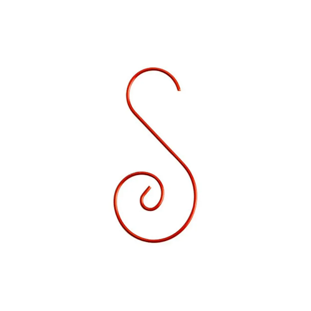 

S-Shaped Christmas Hook DIY Christmas Tree Pendant Hooks Christmas Doll Hook New Year Festival Decoration Accessories