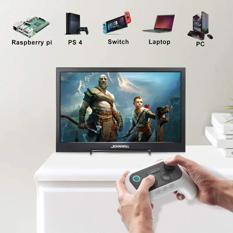 10 1 дюймов 2K сенсорный Экран Портативный игровой монитор ПК 2560x1600 ips LED ЖК дисплей