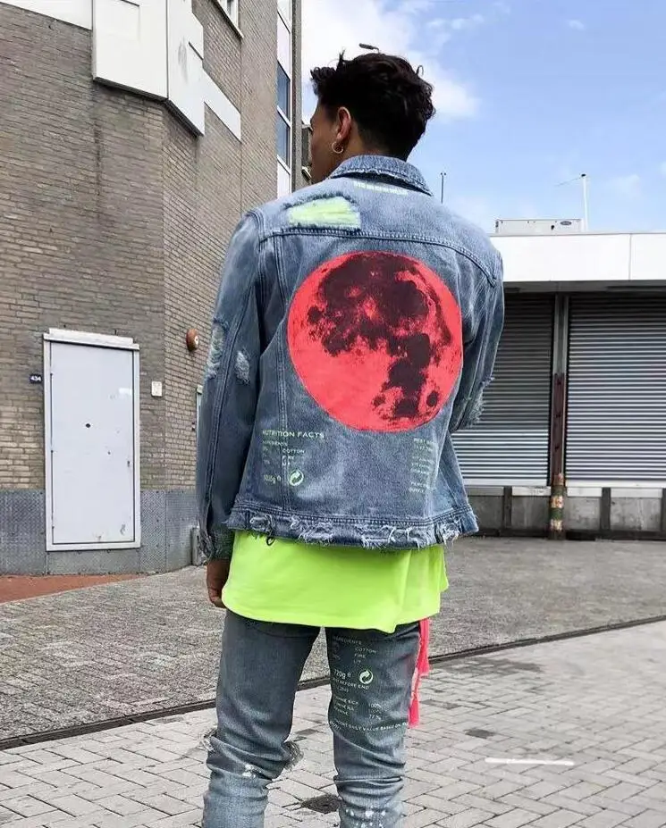 Джинсовая куртка SUPERMOON SHEARLING Мужская джинсовая | одежда