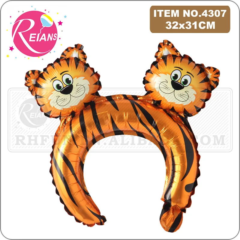 Мультяшная Корона надувная повязка на голову воздушный шар из фольги кролик