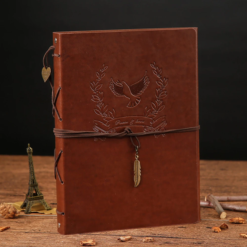 

Vintage Leather Photo Album Stamp Album Luxury Wedding Photo Album Baby Memory Book Scrapbooking Postcard Storage Book Ideas