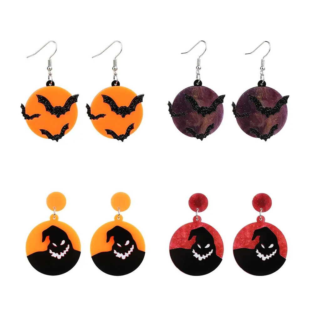 

Подарочные высококачественные акриловые подвесные украшения, блестящие страшные фотообои на Хэллоуин