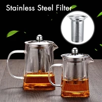550 ml 750ml glass tea pot kettle with stainless steel infuser filter tea jar jug home office heat resistant tea drink tools