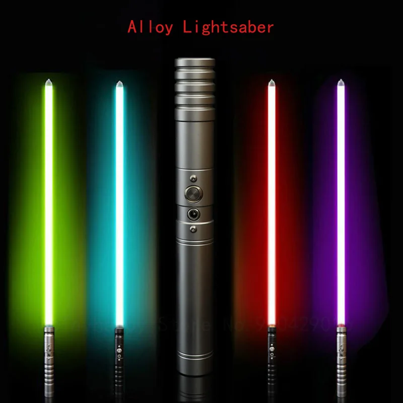 

98cm Outdoor Sports Lightsaber Light Saber Force Dueling Rechargeable Color Changing Sound Metal Handle Sword Cosplay Toy