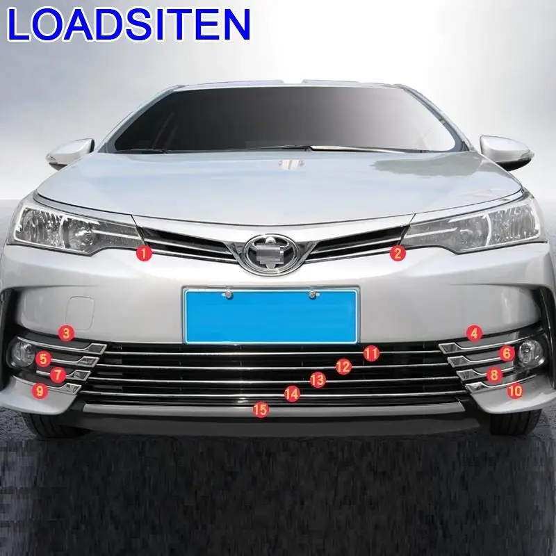 Автомобильная декоративная автомобильная Передняя Задняя решетка бампера