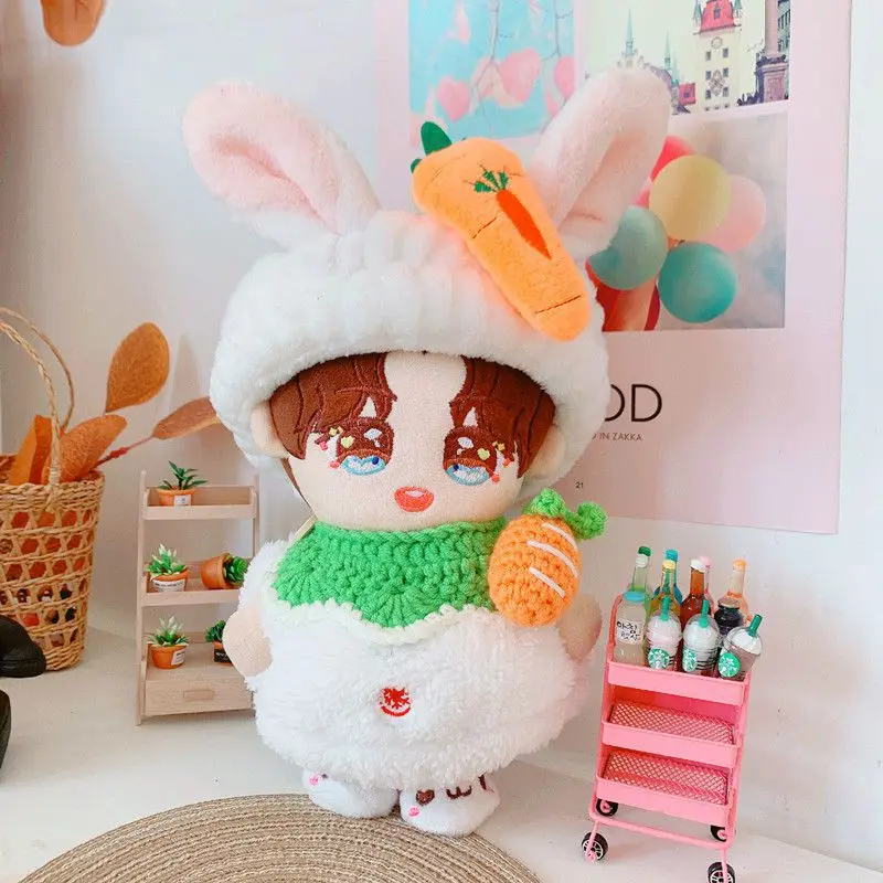 Одежда для куклы 20 см милая редис искусственные костюмы аксессуары корейских