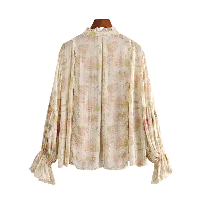 2019 мода галстук-бабочка с длинным рукавом Футболка кисточками Blusas Винтаж